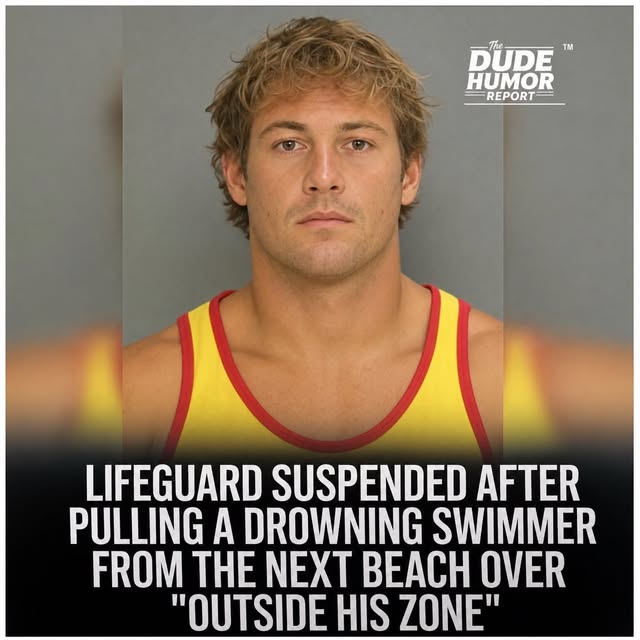 LIFEGUARD SUSPENDED AFTER SAVING DROWNING SWIMMER "OUTSIDE HIS ASSIGNED ZONE"