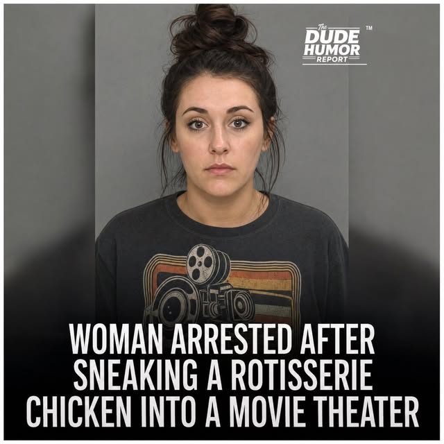 WOMAN BUSTED AFTER SMUGGLING AN ENTIRE ROTISSERIE CHICKEN INTO A MOVIE THEATER IN HER HANDBAG