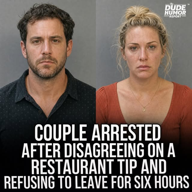 COUPLE'S DINNER ENDS IN HANDCUFFS AFTER SIX-HOUR TIP WAR SHUTS DOWN ENTIRE RESTAURANT