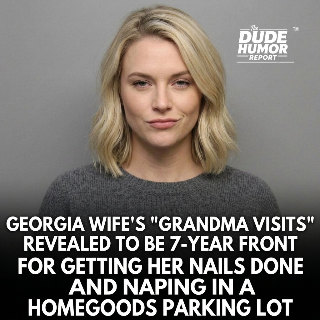 GEORGIA WOMAN'S 7-YEAR "GRANDMA VISIT" LIE COLLAPSES AFTER HUSBAND LEARNS GRANDMA HATED HOMEGOODS