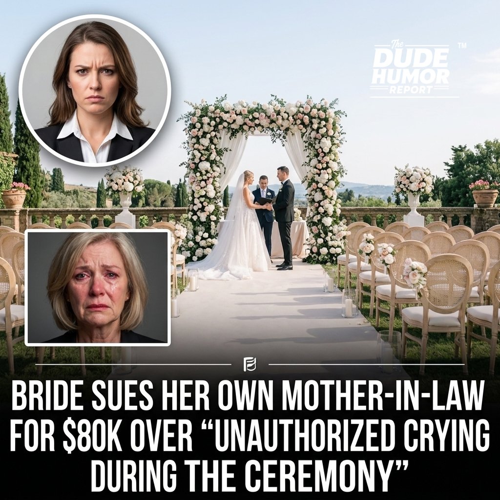 BRIDE SUES MOTHER-IN-LAW FOR $80,000 AFTER CLAIMING HER CRYING "RUINED THE AESTHETIC" OF THE WEDDING