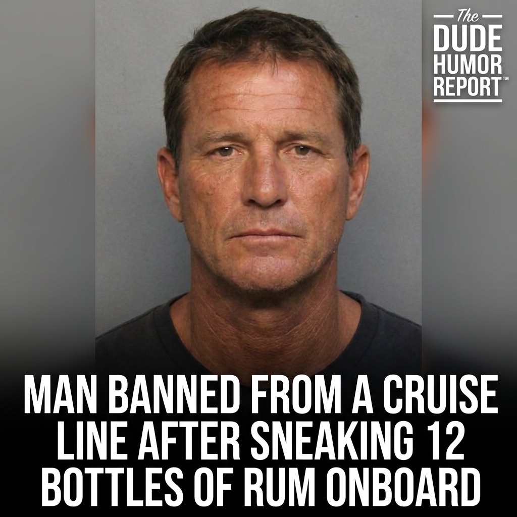 MAN BANNED FROM CRUISE LINE AFTER SNEAKING 12 BOTTLES OF RUM ONBOARD