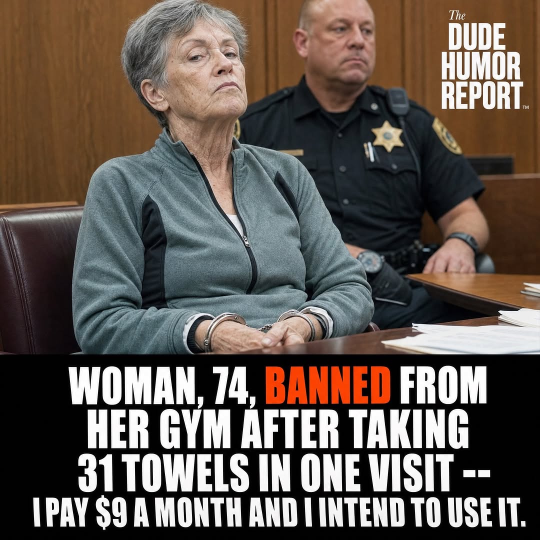 WOMAN, 74, BANNED FROM HER GYM AFTER TAKING 31 TOWELS IN ONE VISIT
