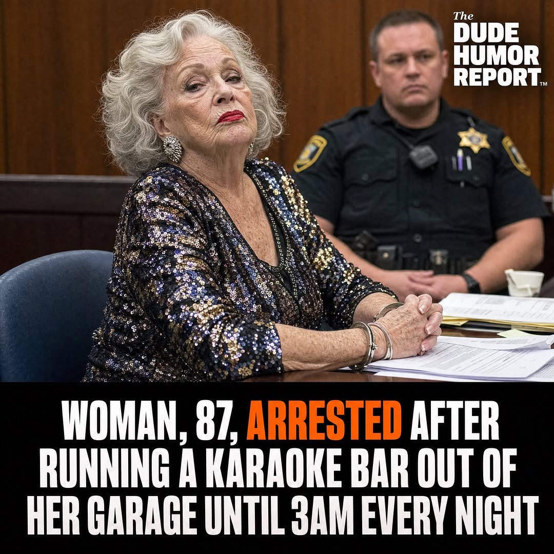 WOMAN, 87, ARRESTED AFTER RUNNING A KARAOKE BAR OUT OF HER GARAGE UNTIL 3AM EVERY NIGHT