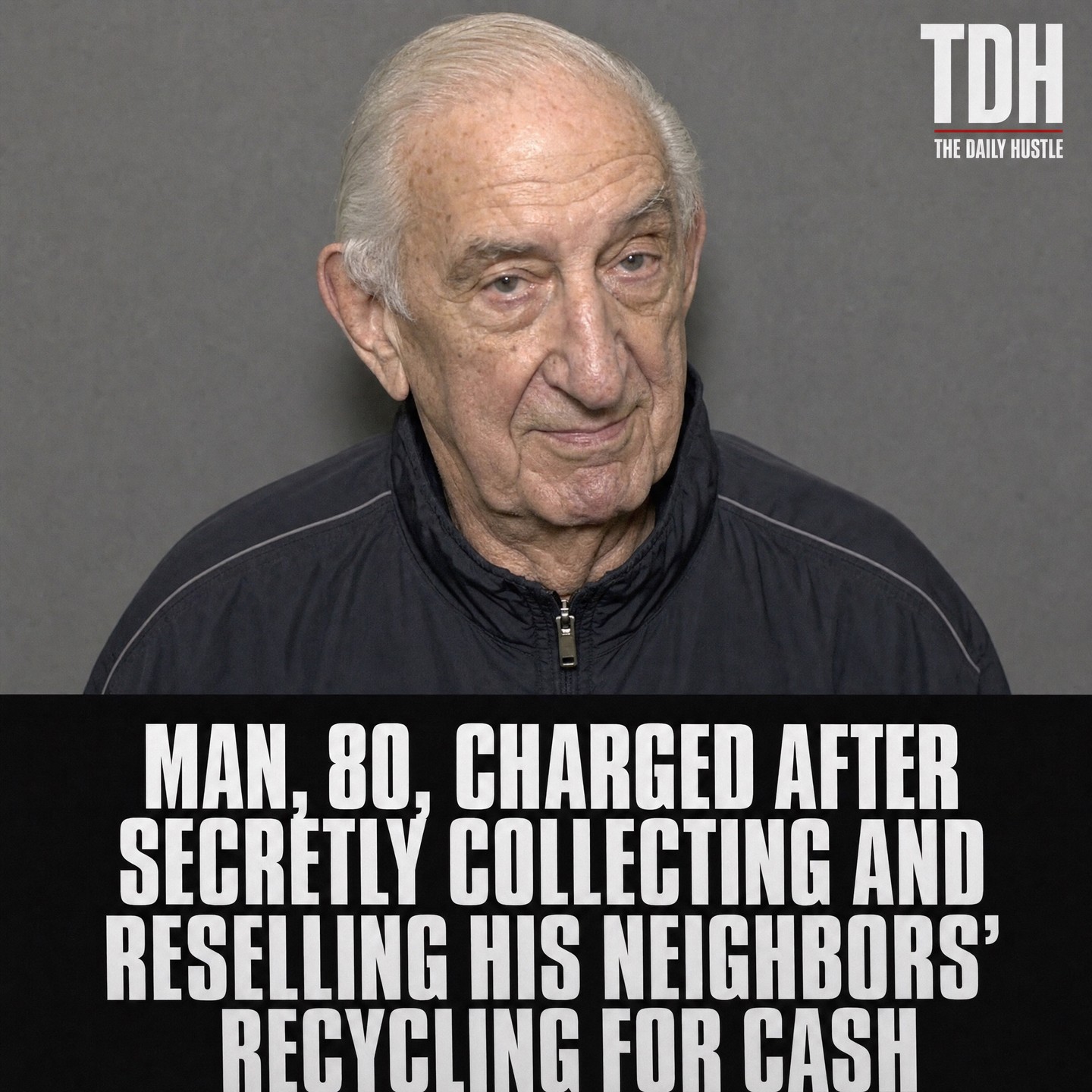 MAN, 80, CHARGED AFTER SECRETLY COLLECTING AND RESELLING HIS NEIGHBORS' RECYCLING FOR CASH