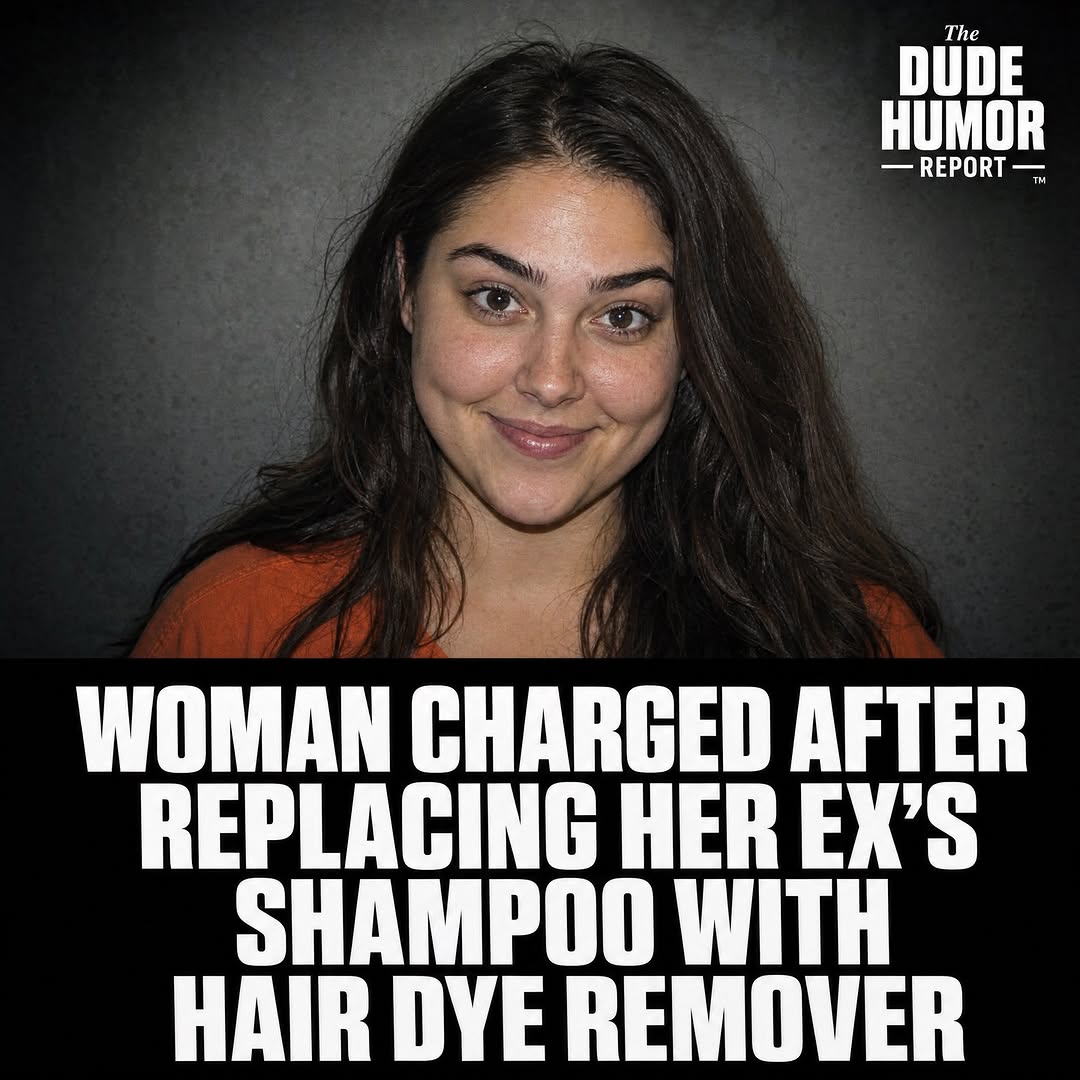 WOMAN CHARGED AFTER REPLACING HER EX'S SHAMPOO WITH HAIR DYE REMOVER