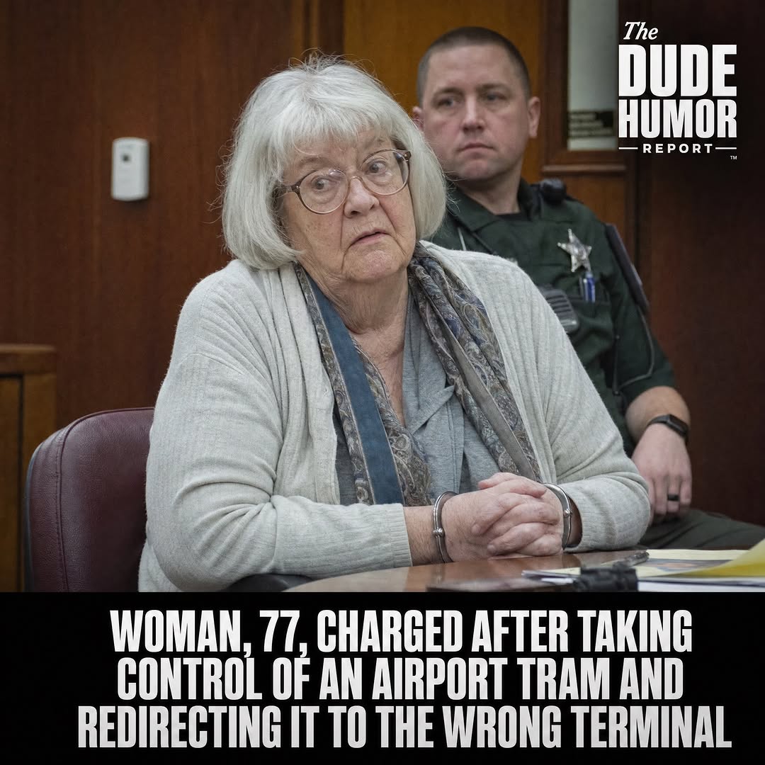 WOMAN, 73, CHARGED AFTER TAKING CONTROL OF AN AIRPORT TRAM AND REDIRECTING IT TO THE WRONG TERMINAL