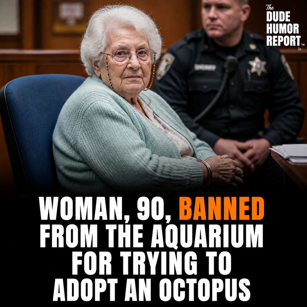 WOMAN, 90, BANNED FROM THE AQUARIUM FOR TRYING TO ADOPT AN OCTOPUS