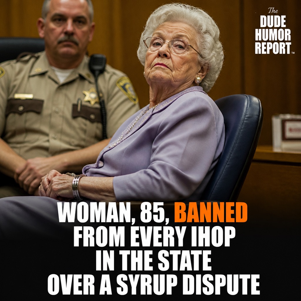 WOMAN, 85, BANNED FROM EVERY IHOP IN THE STATE OVER A SYRUP DISPUTE