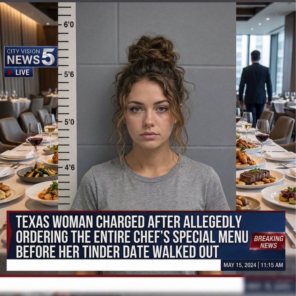 TEXAS WOMAN CHARGED AFTER ORDERING ENTIRE CHEF’S TASTING MENU BEFORE DATE “WENT TO THE BATHROOM” AND NEVER RETURNED