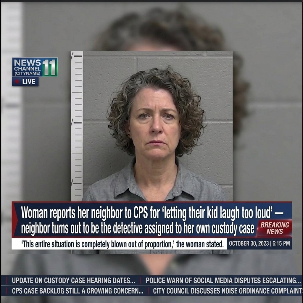 KAREN REPORTS NEIGHBOR TO CPS FOR 'LETTING THEIR KID LAUGH TOO LOUD' — NEIGHBOR TURNS OUT TO BE THE DETECTIVE ASSIGNED TO HER OWN CUSTODY CASE