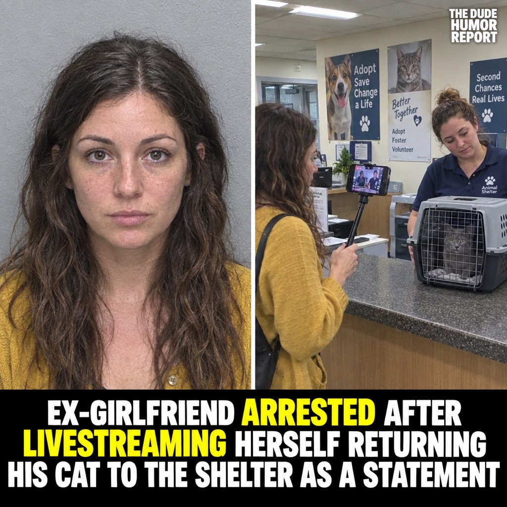 EX LIVESTREAMS HERSELF TRYING TO RETURN HIS CAT TO A SHELTER
