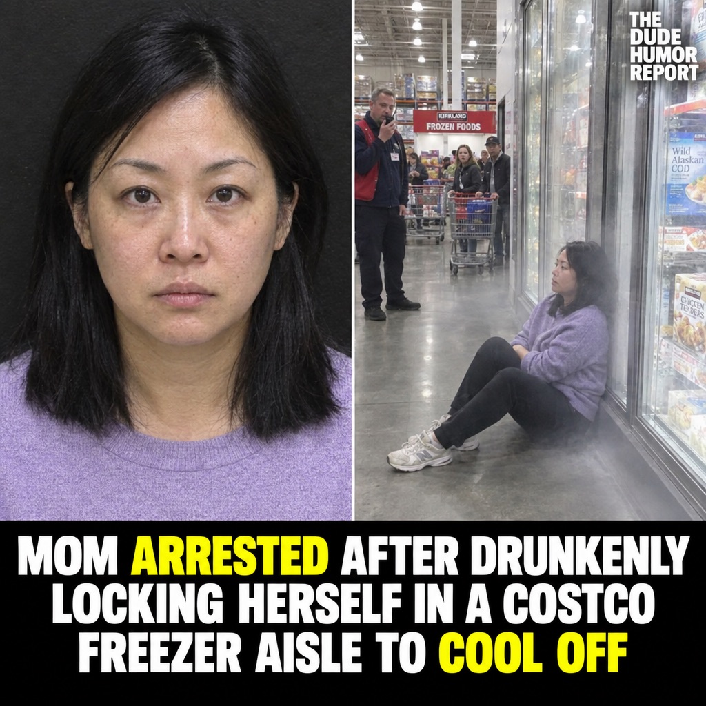MOM ARRESTED AFTER TURNING A COSTCO FREEZER AISLE INTO HER PERSONAL COOLING-OFF ROOM