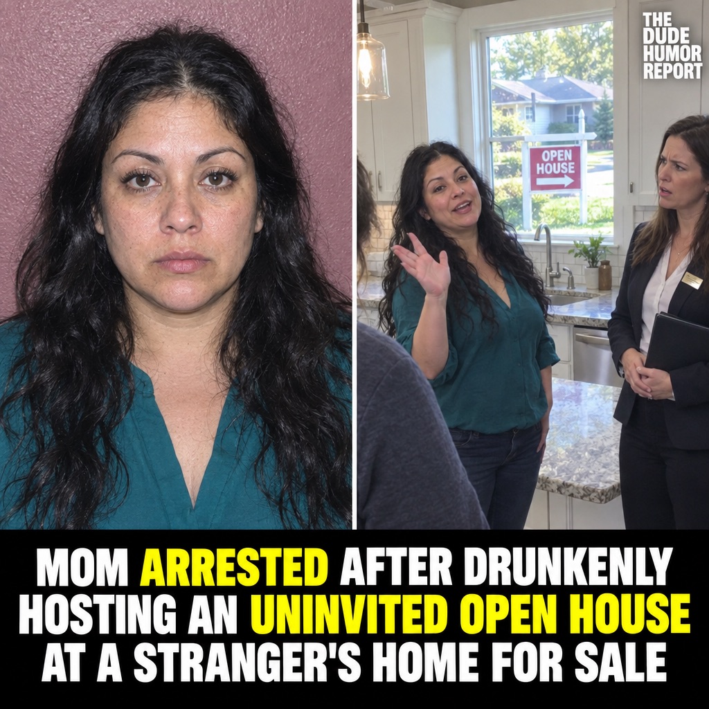MOM ARRESTED AFTER HOSTING AN UNINVITED OPEN HOUSE AT A STRANGER'S HOME
