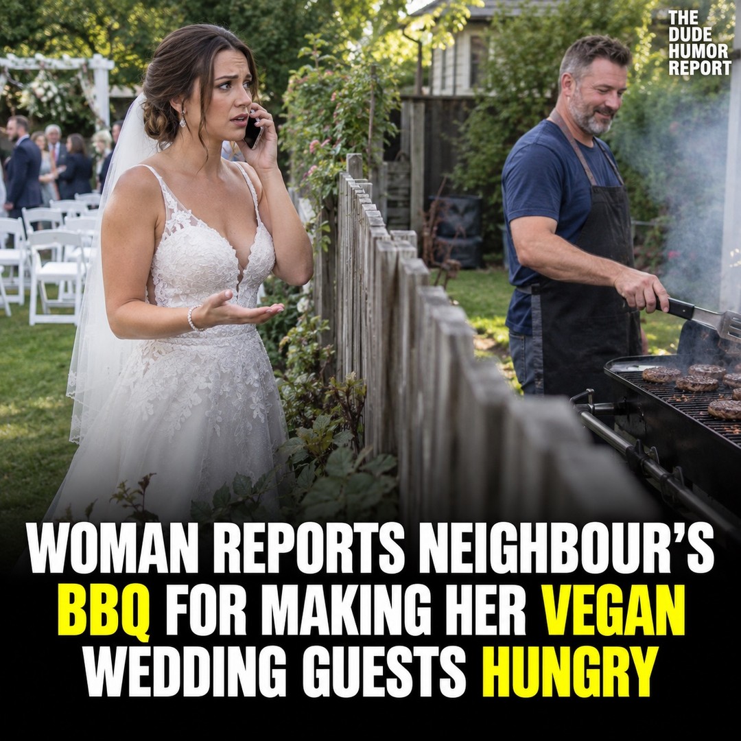 WOMAN REPORTS NEIGHBOUR’S BBQ FOR MAKING HER VEGAN WEDDING GUESTS HUNGRY