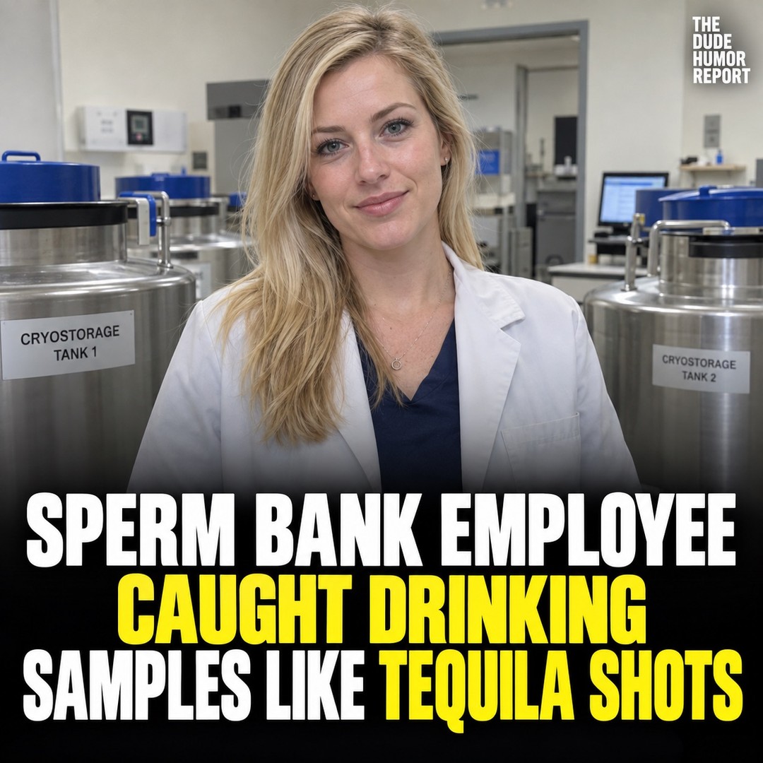SPERM BANK EMPLOYEE CAUGHT DRINKING SAMPLES LIKE TEQUILA SHOTS
