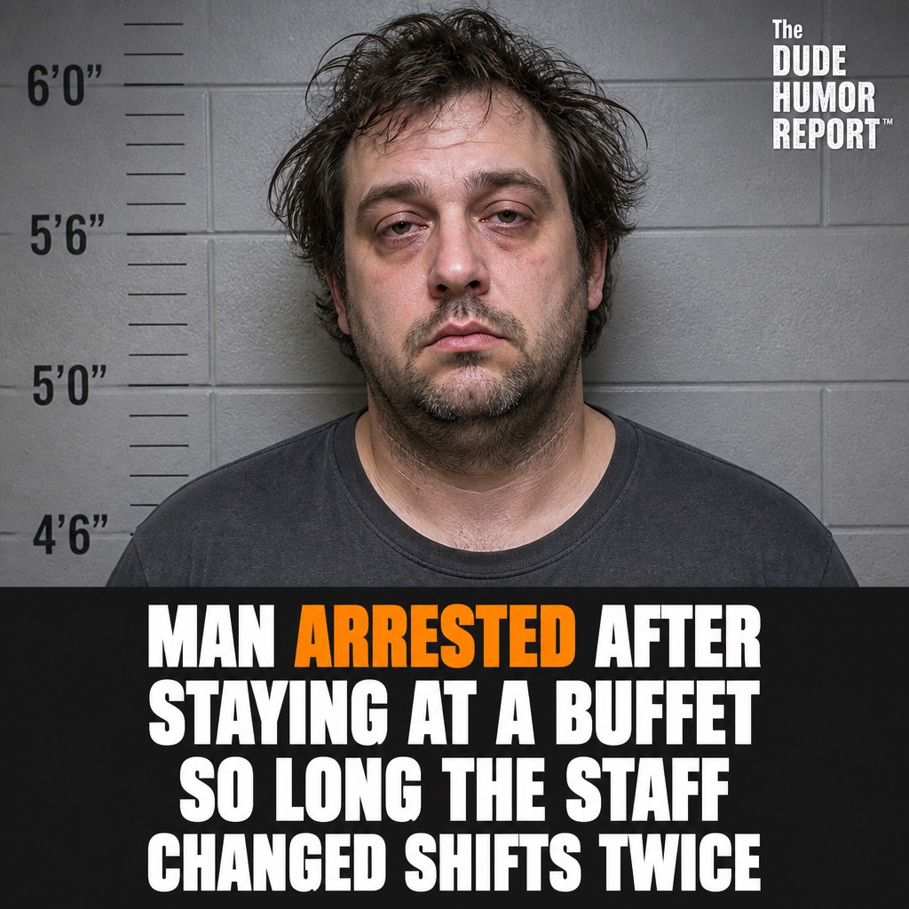 Man Arrested After Staying at a Buffet So Long the Staff Changed Shifts Twice