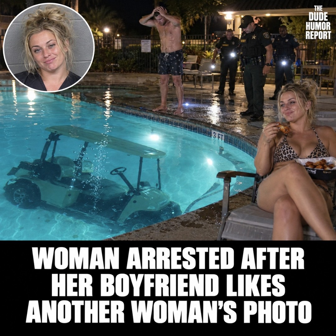 WOMAN ARRESTED AFTER HER BOYFRIEND LIKES ANOTHER WOMAN'S PHOTO