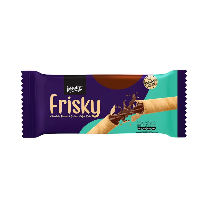 Frisky Chocolate Wafer Roll
