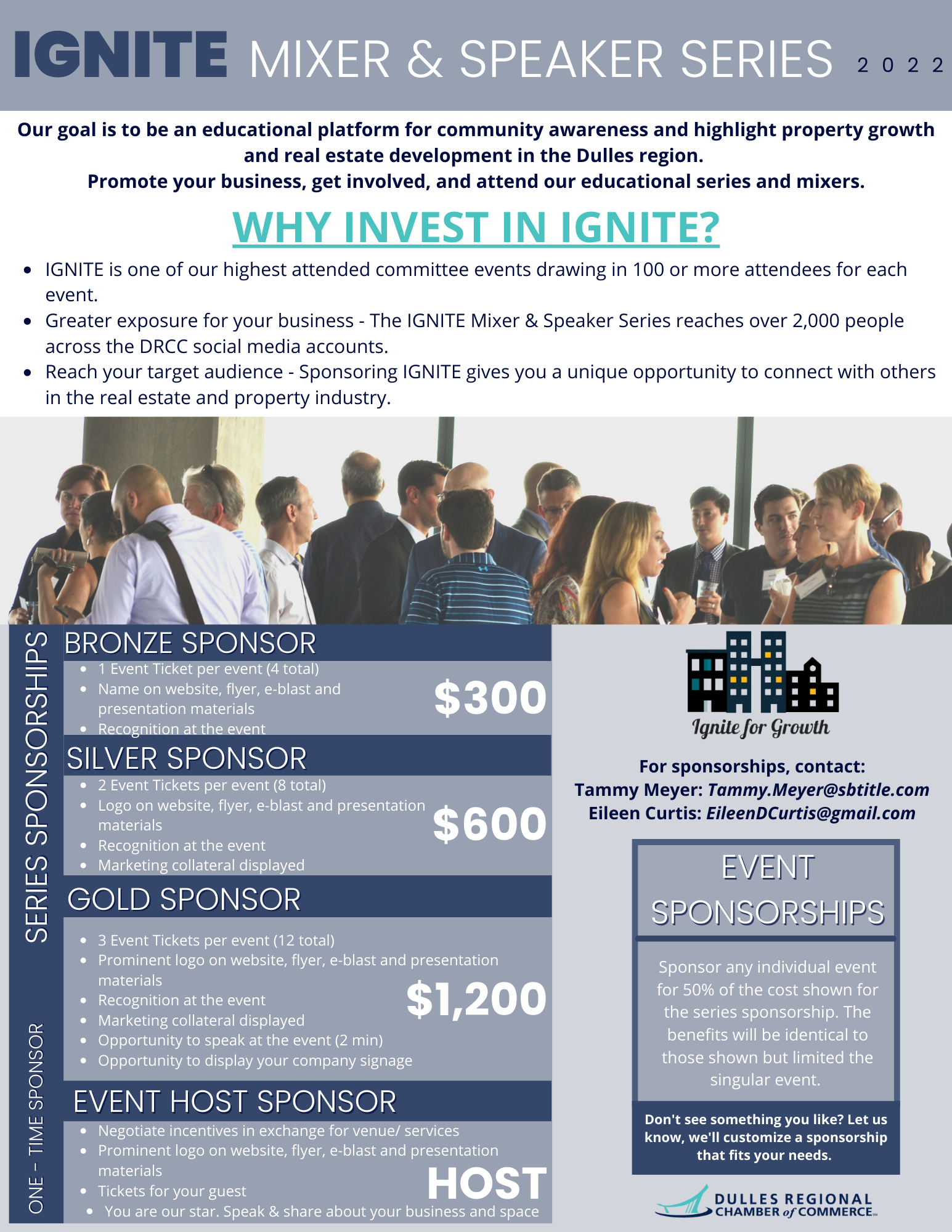 Ignite Mixer Sponsorships