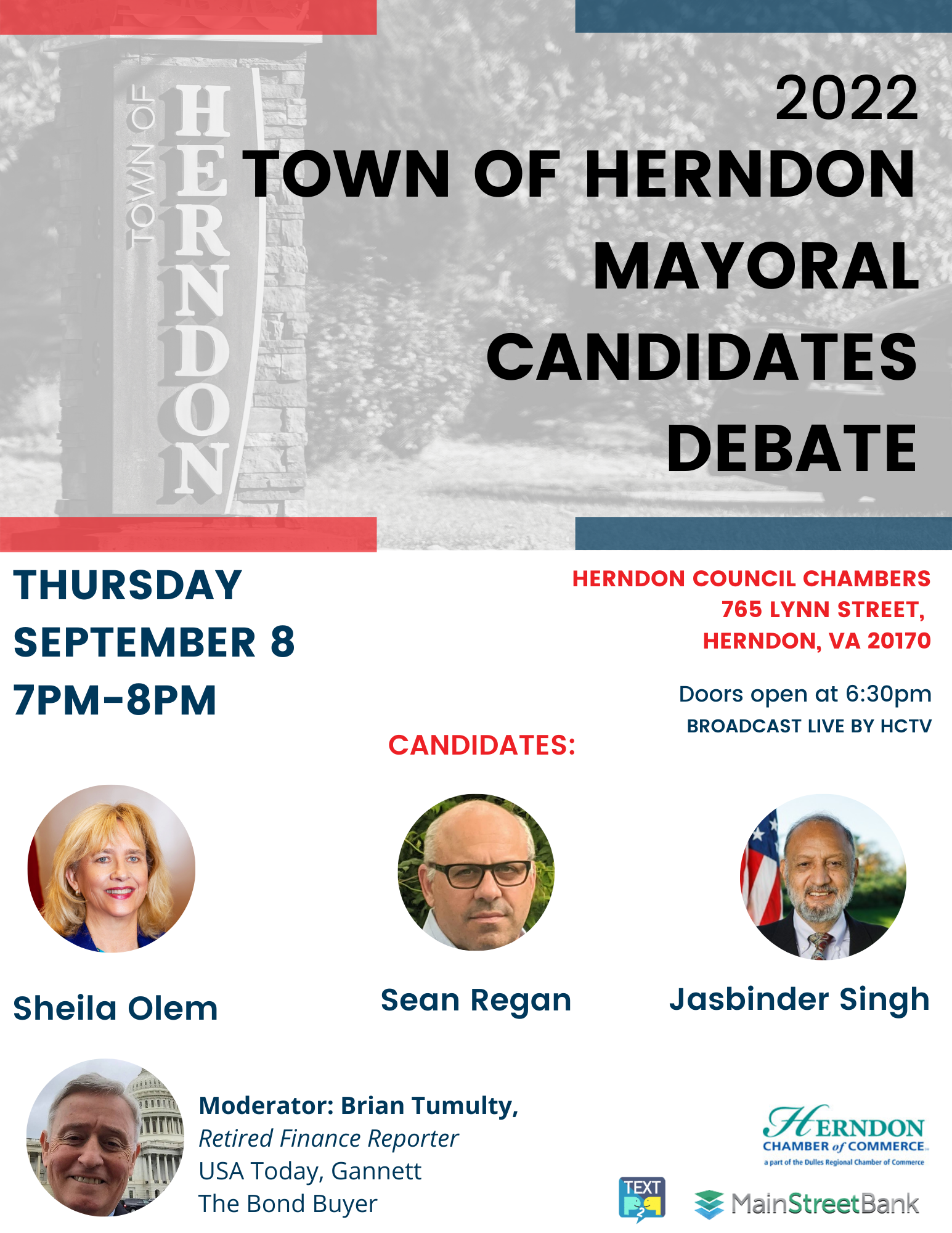 Update_Town of Herndon Mayoral Candidates Debate