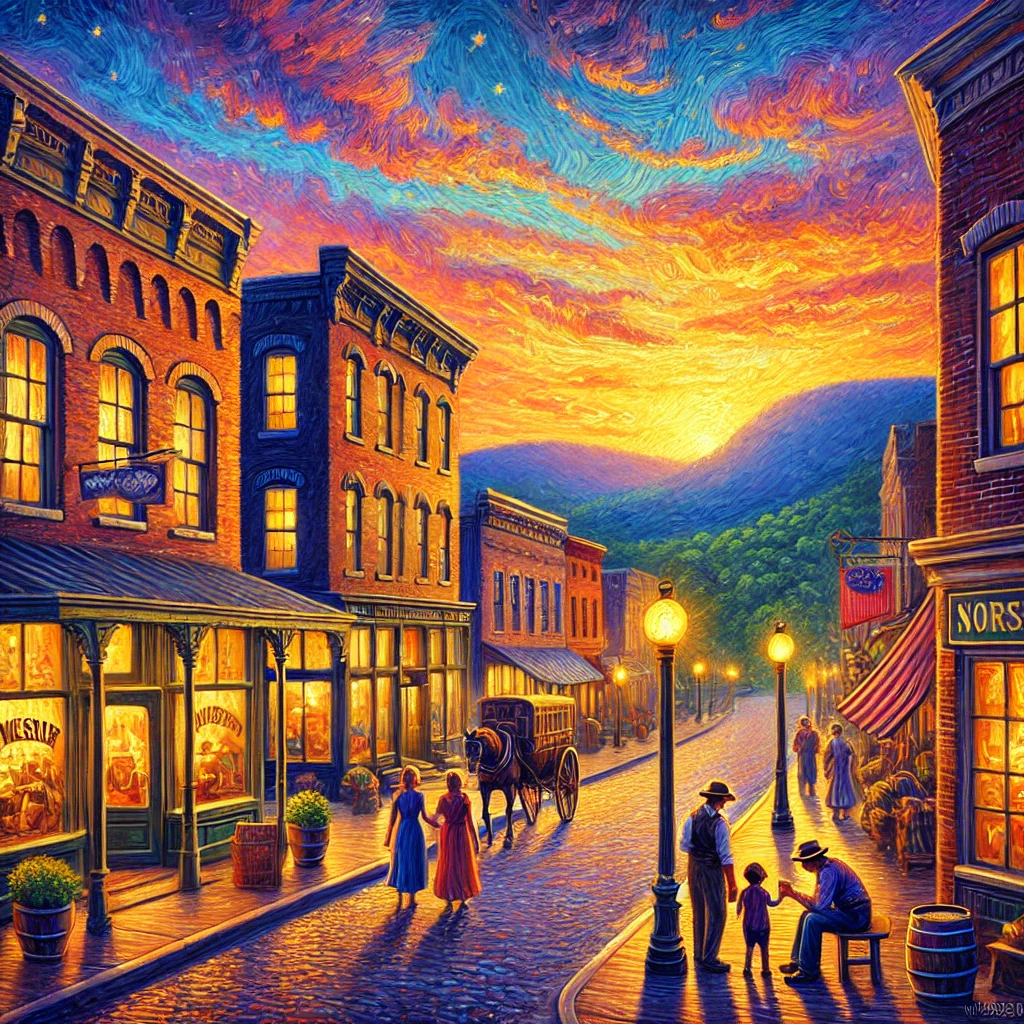 Dunlap Tennessee at Sunset