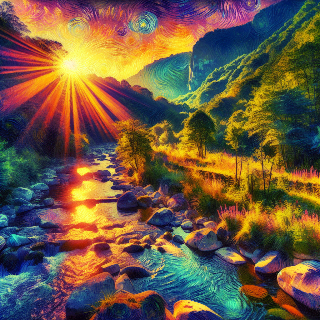 Stream Rolling Through the Valley