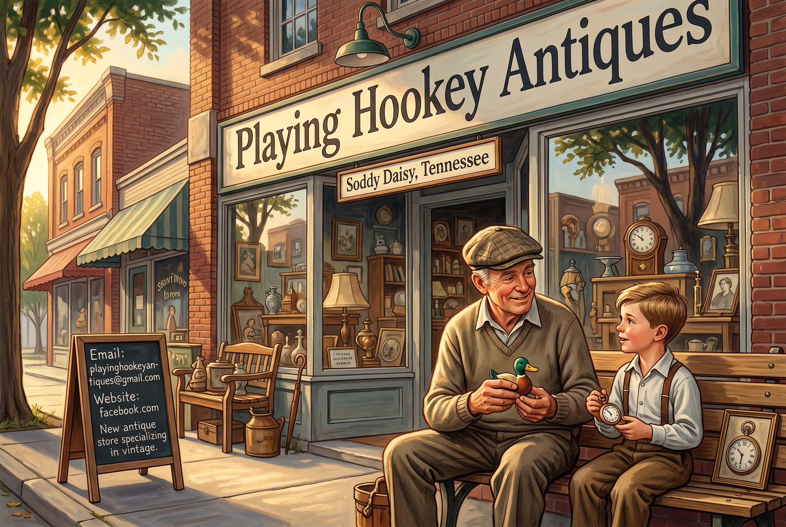 Playing Hookey Antiques