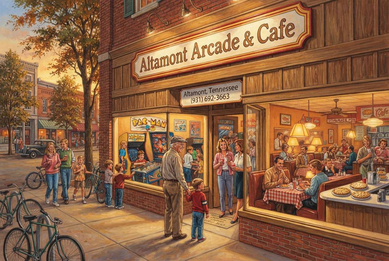 Altamont Arcade and Cafe in Altamont, Tennessee
