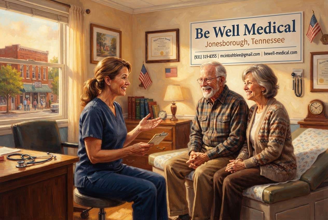 Be Well Medical telehealth and concierge medical care serving Jonesborough, Tennessee