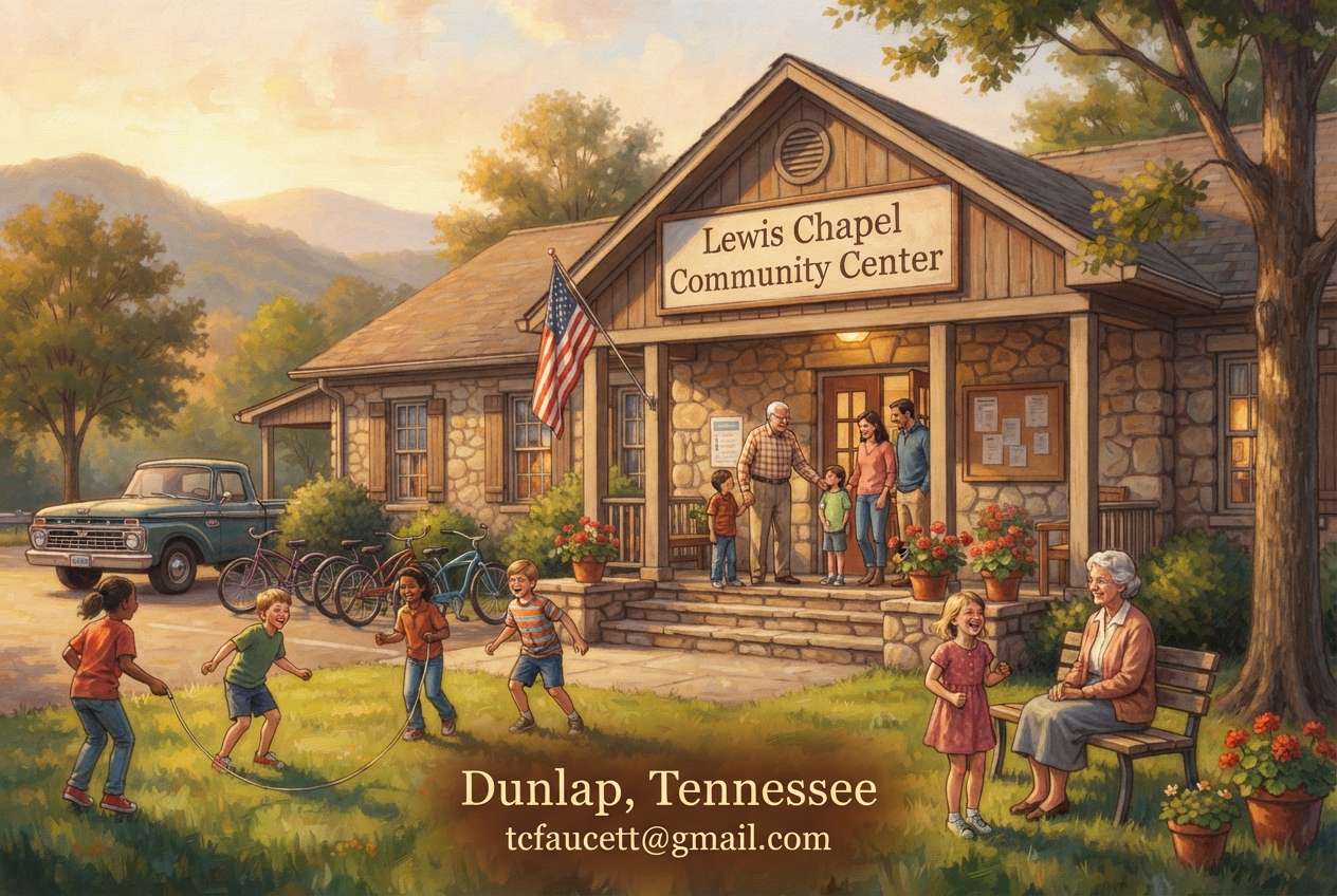 Lewis Chapel Community Center rental facility in Dunlap, Tennessee