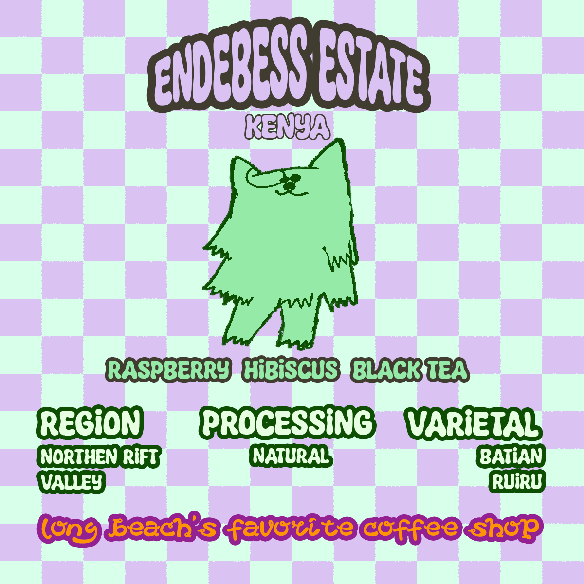 Endebess Estate Kenya - Whole Bean Coffee — Coffee Is For Everybody