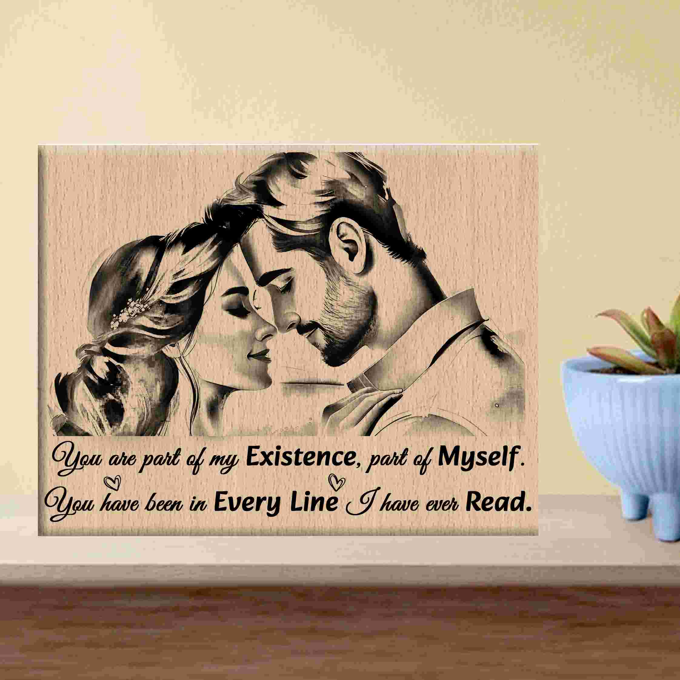 Engraved Wooden Frame – A Timeless Valentine’s Day Gift