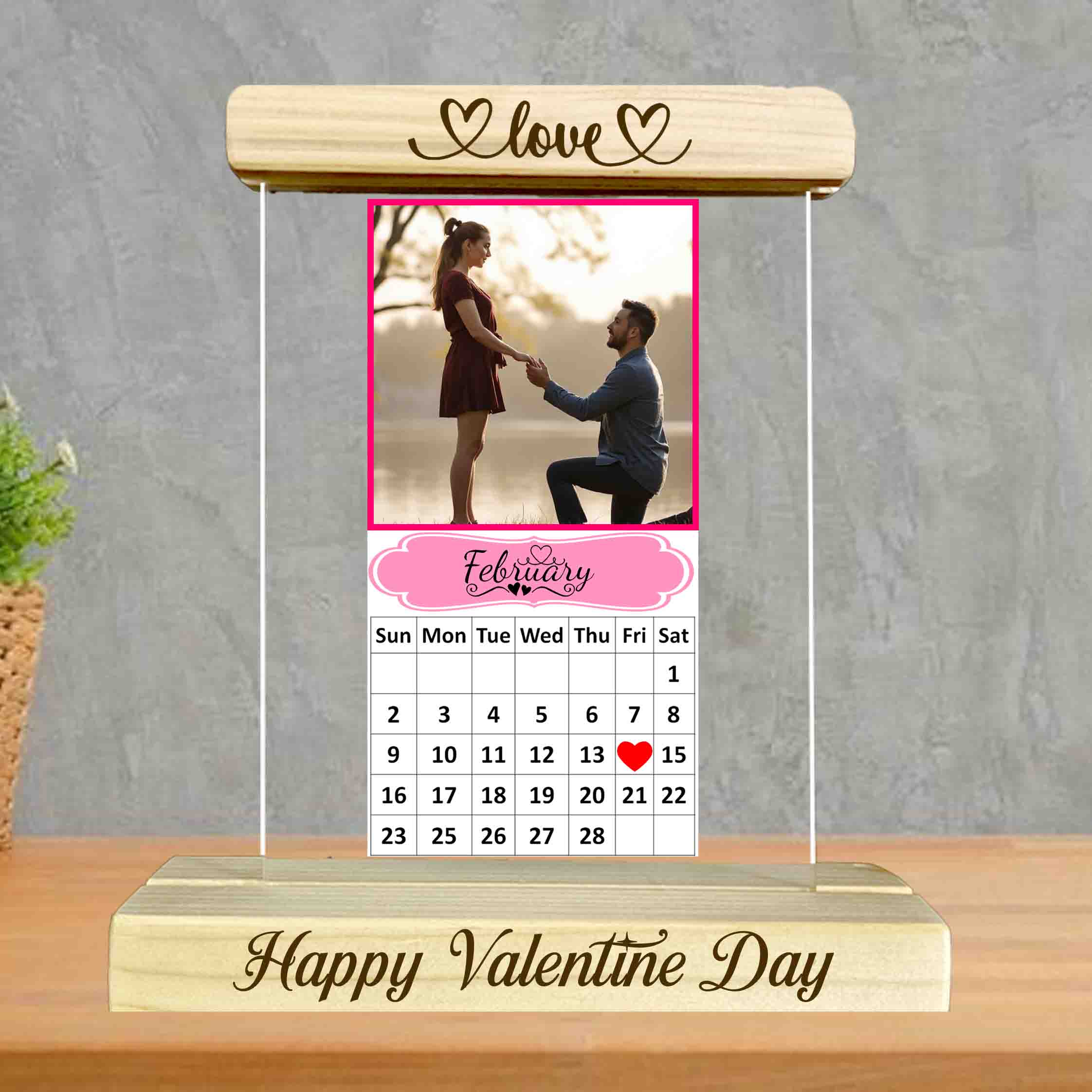 Premium Acrylic Wooden Photo Frame for Any Occasion