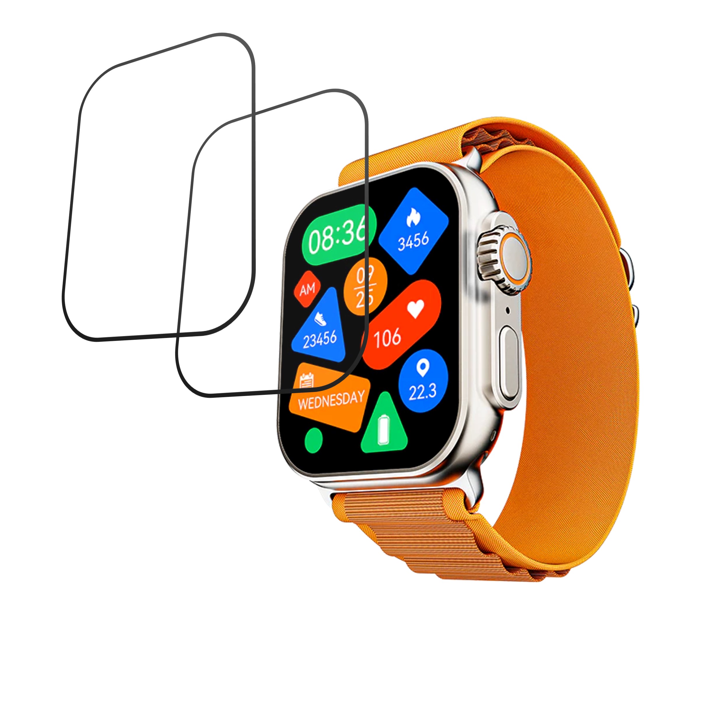 boAt Wave Elevate Pro Smartwatch Screen Protector 9H Protective Compatible Flexible