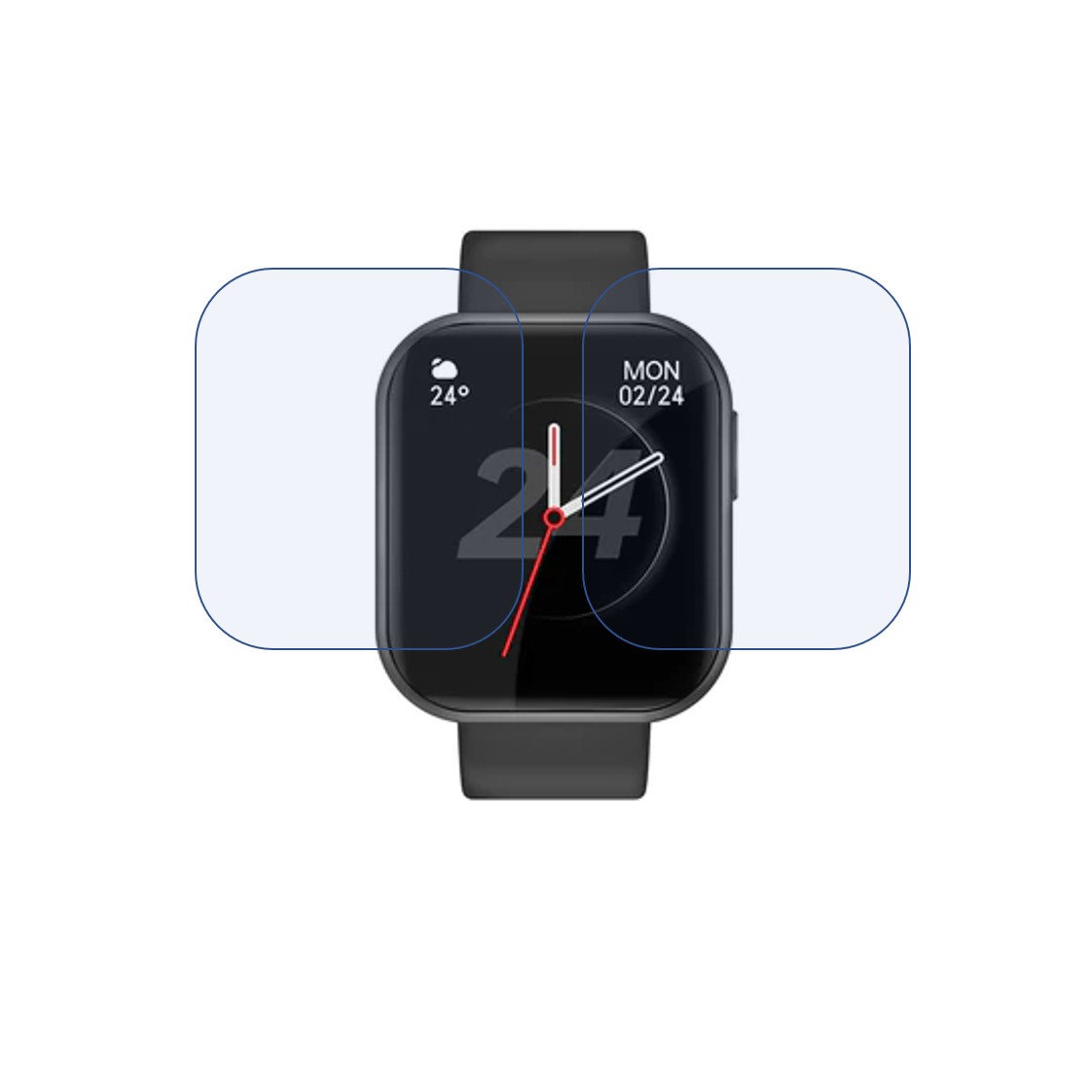 JUST CORSECA SNUGAR Smartwatch Screen Protector 9H Protective Compatible Flexible
