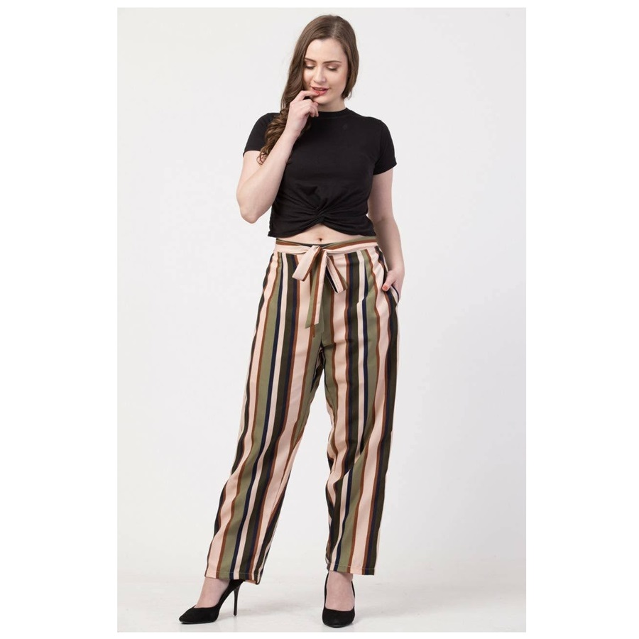 Women's Regular Fit Comfortable Palazzos For Women & Girls Multicolour (Pack Of 1)
