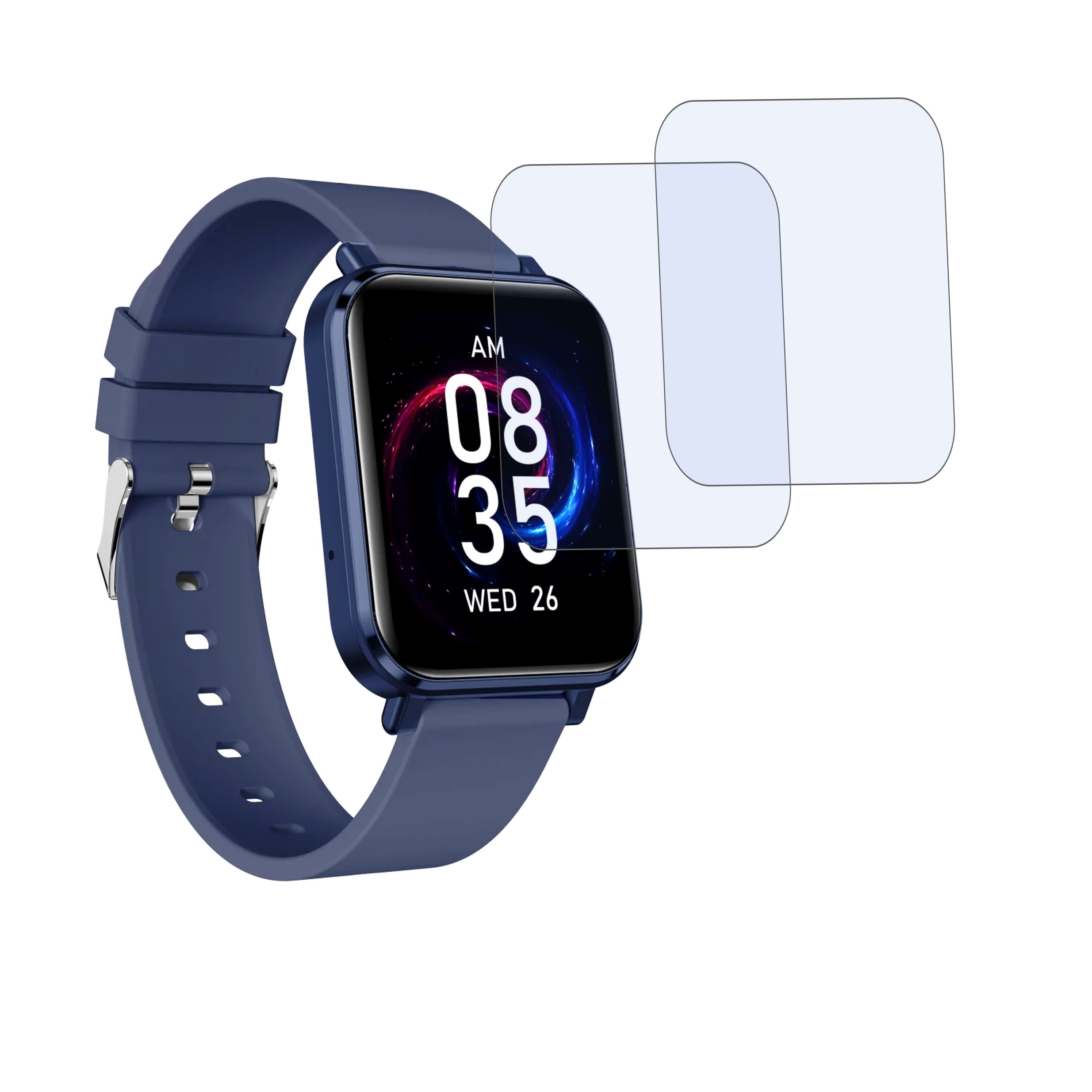 Portronics Kronos X4 Smartwatch Screen Protector 9H Protective Compatible Flexible