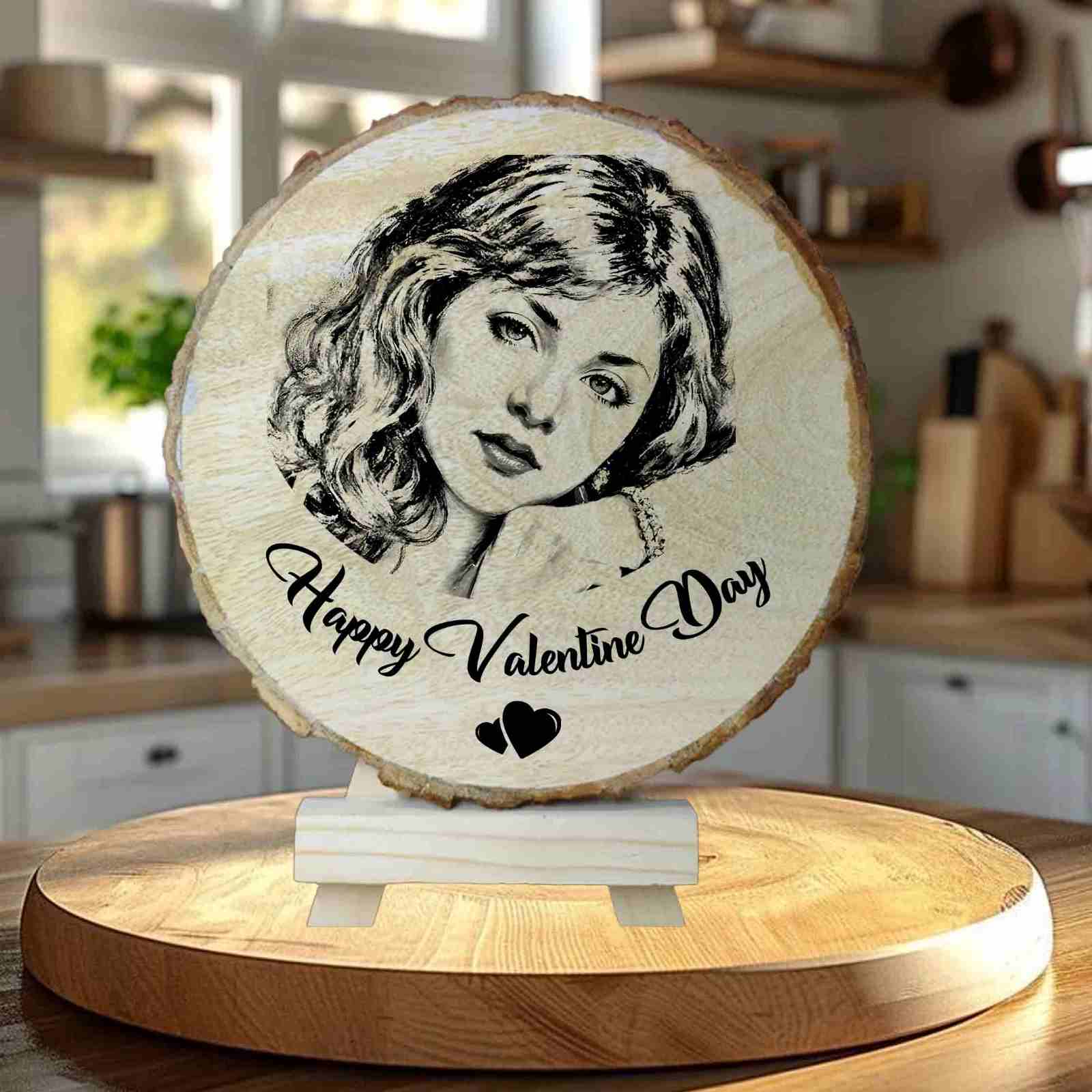 Personalized Mango Wood Photo Frame & Gift – Engraved for Birthdays, Anniversaries & More | DVMART®