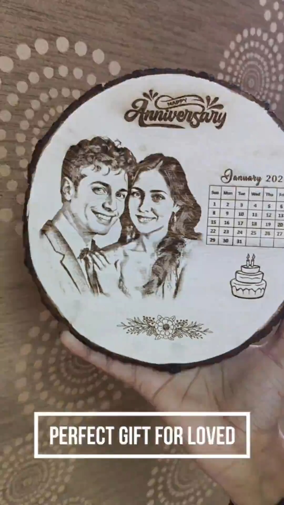 Heartfelt Laser-Engraved Gift – Mango Wood Photo Frame for Memories | DVMART® (Indian Artisan Made) video thumbnail