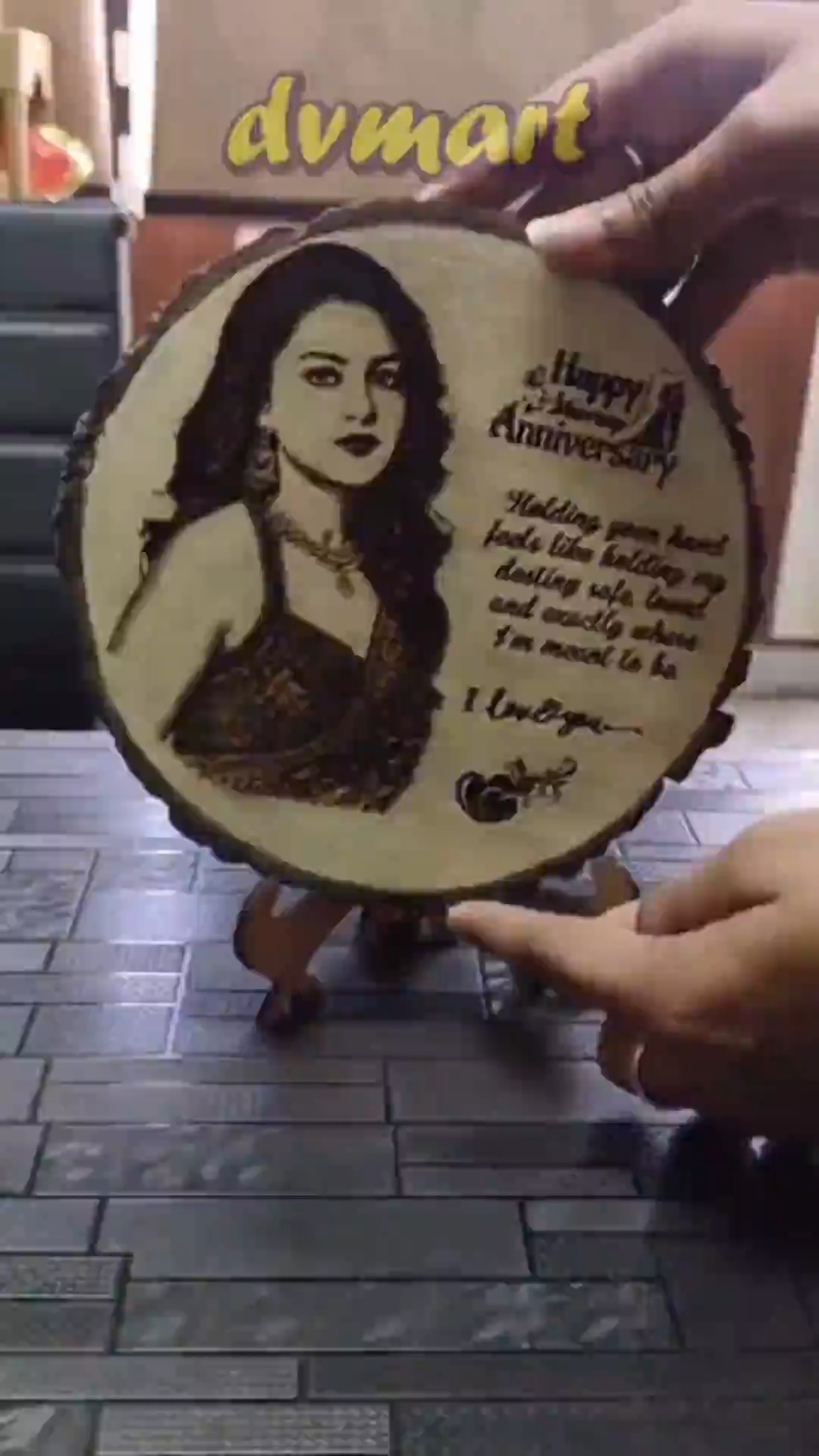 Heartfelt Laser-Engraved Gift – Mango Wood Photo Frame for Memories | DVMART® (Indian Artisan Made) video thumbnail
