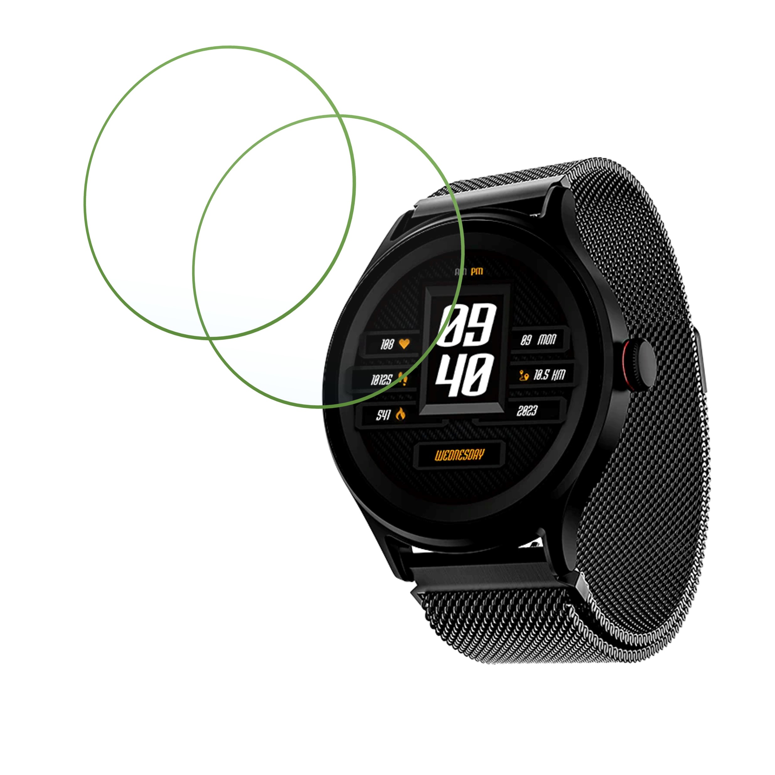 boAt Primia Celestial Smartwatch Screen Protector 9H Protective Compatible Flexible