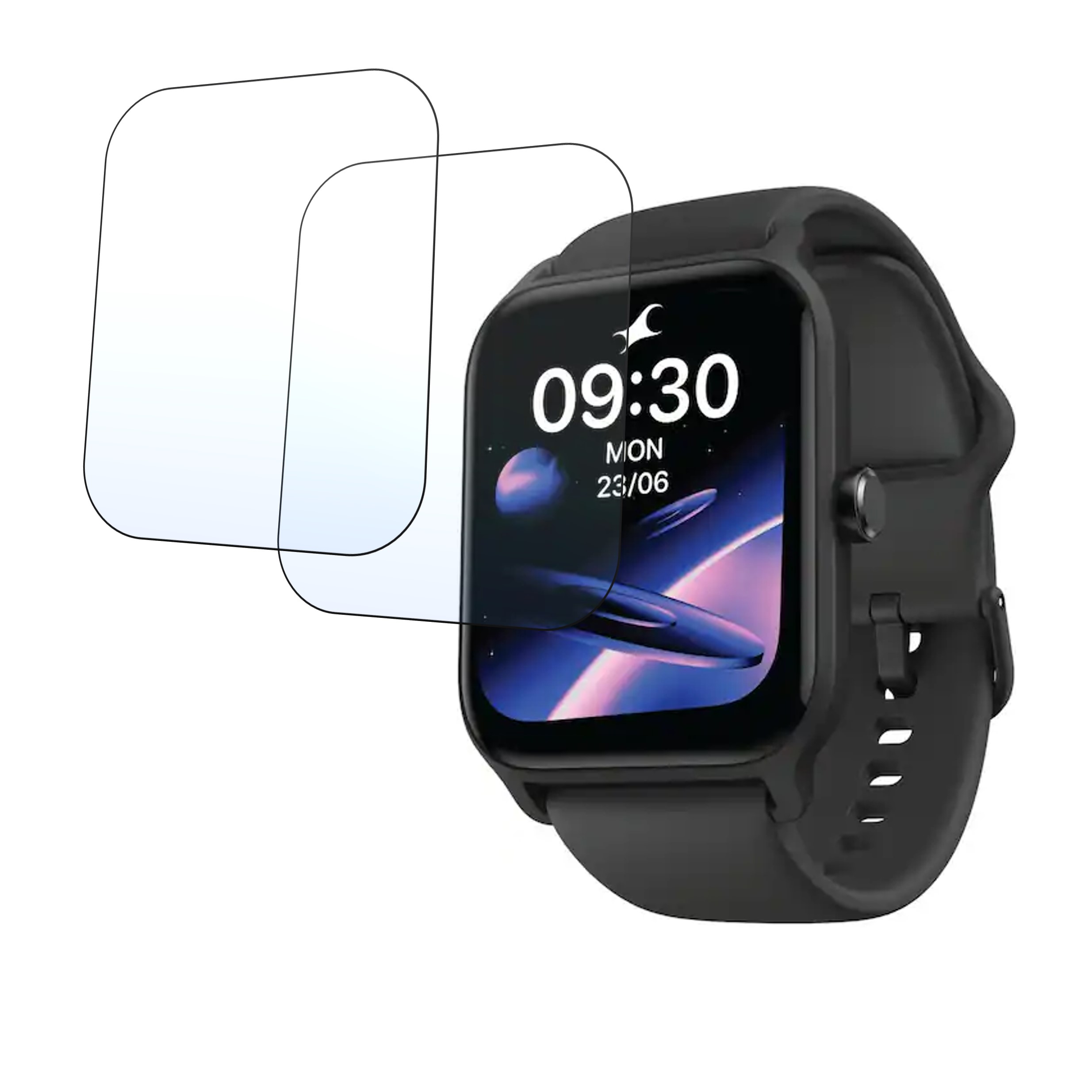 Fastrack Reflex Kruz Large 1.8 Smartwatch Screen Protector 9H Protective Compatible Flexible