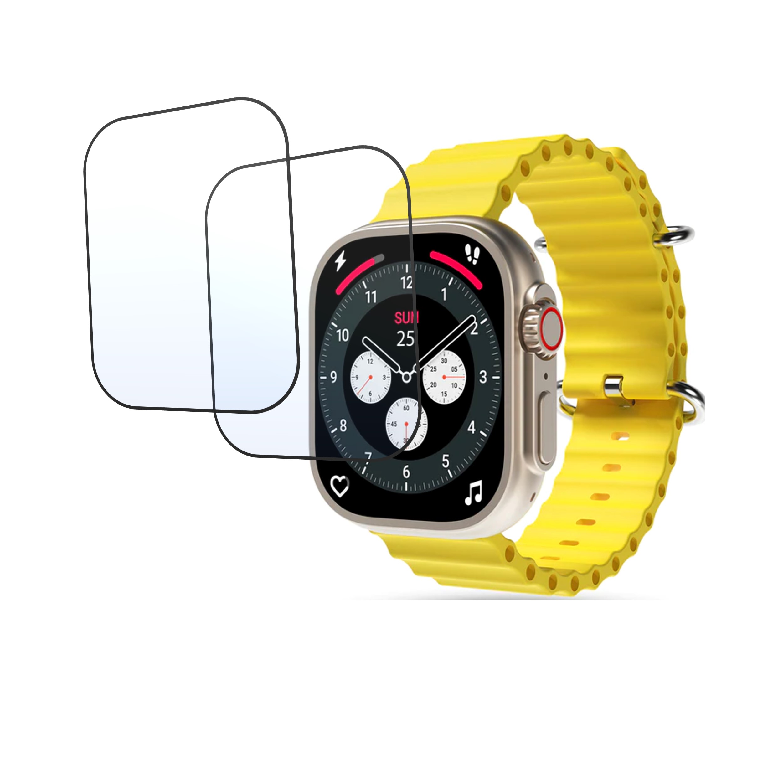Pebble Crest Smartwatch Screen Protector 9H Protective Compatible Flexible