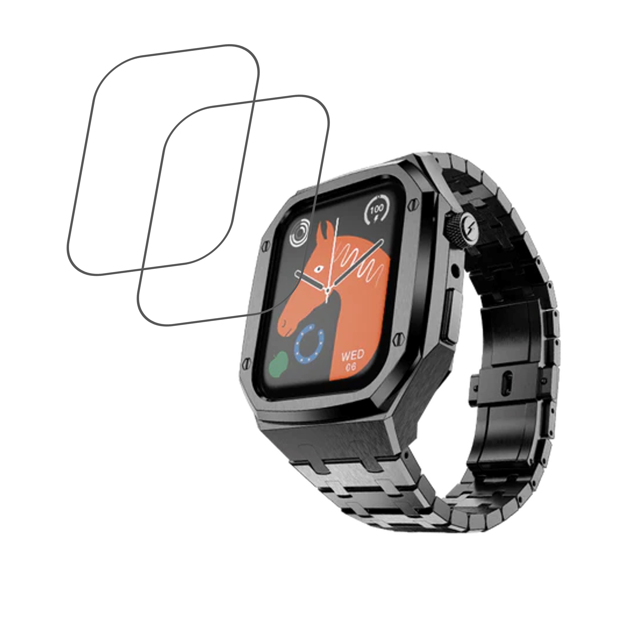Fire Boltt Racing Series Elemento  Smartwatch Screen Protector 9H Protective Compatible Flexible