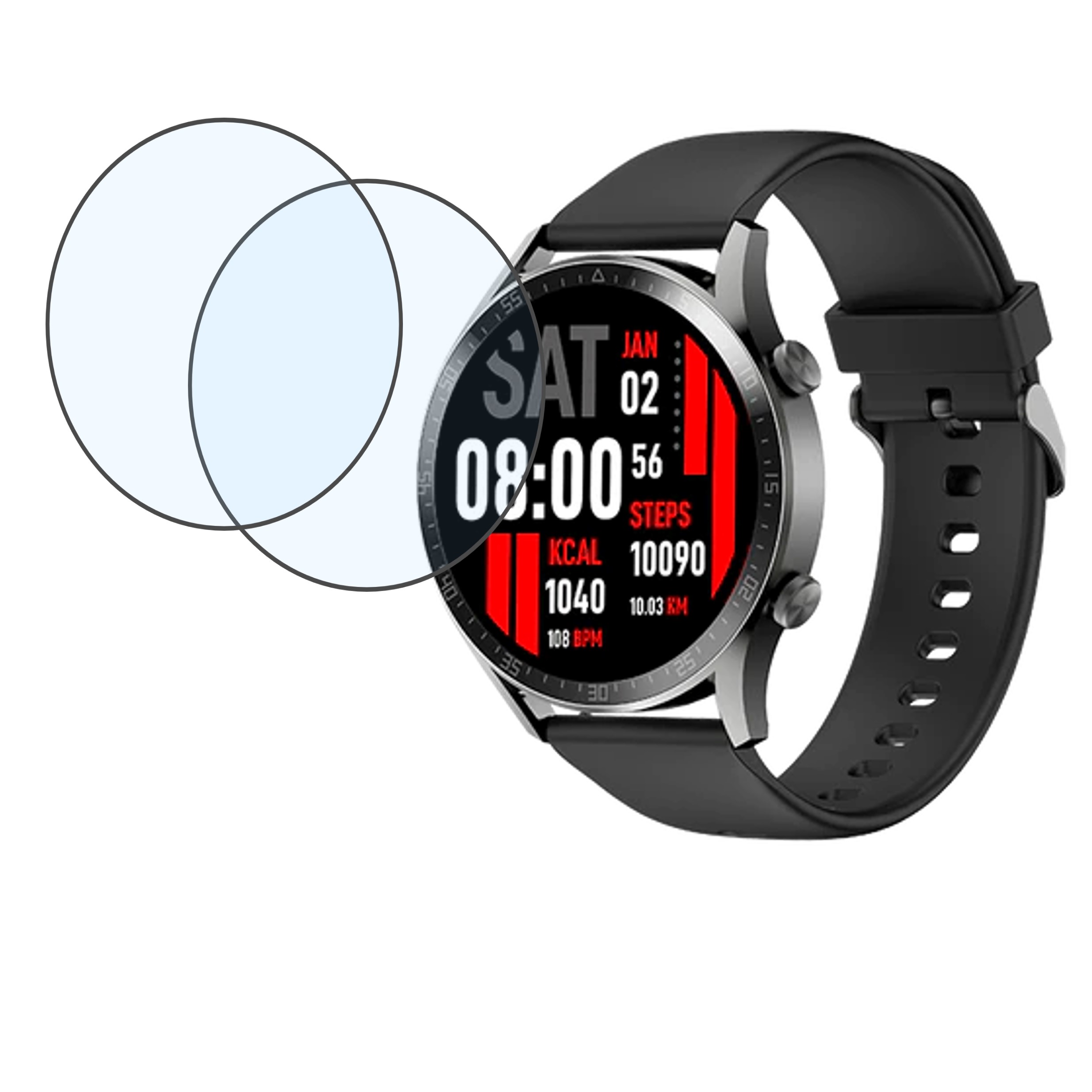 Fire Boltt Talk 2 Pro Smartwatch Screen Protector 9H Protective Compatible Flexible