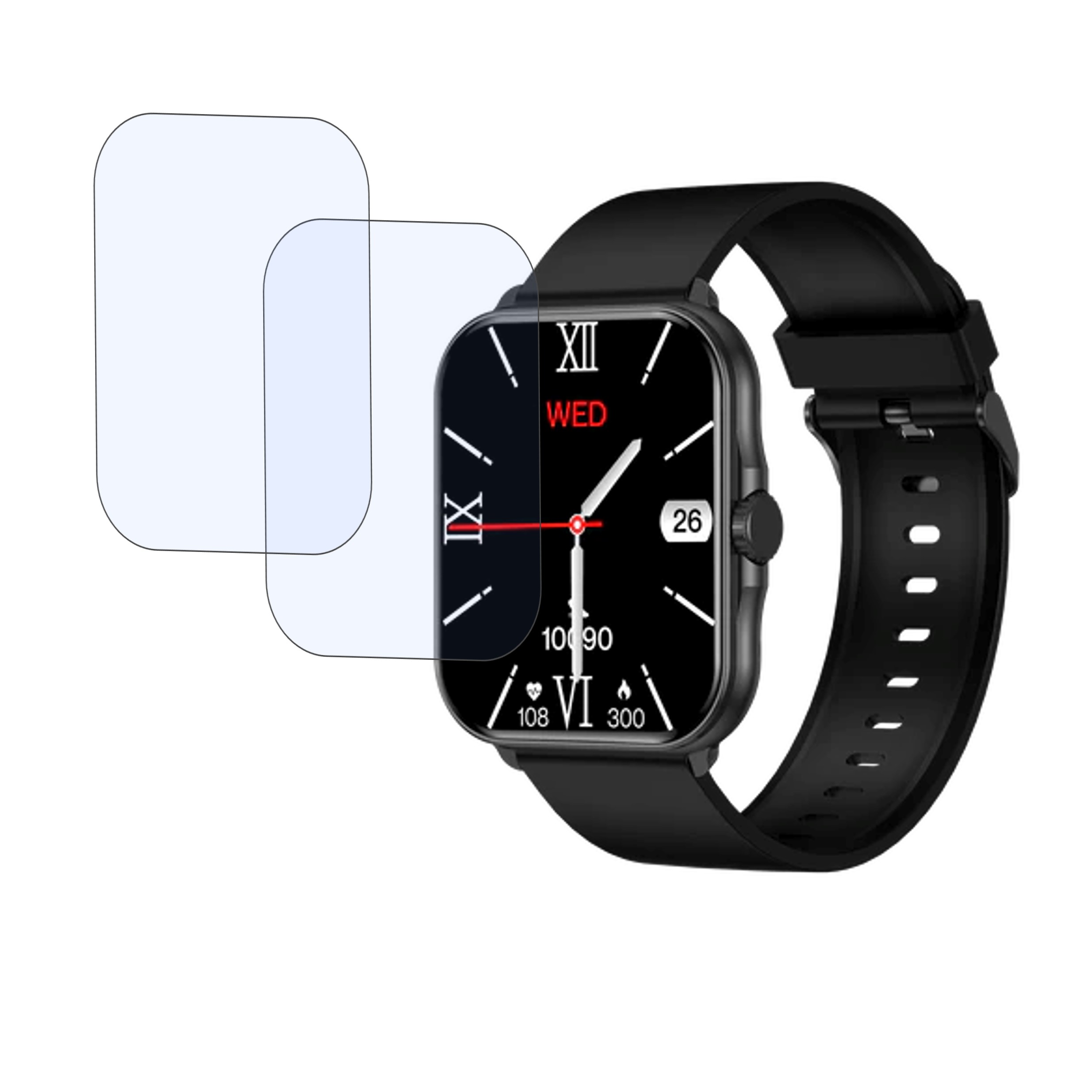 Fire Boltt Eterno Smartwatch Screen Protector 9H Protective Compatible Flexible