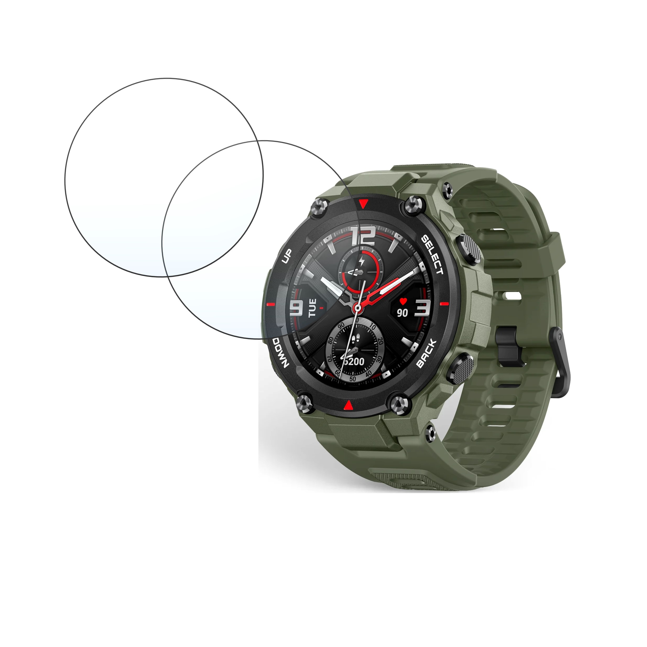 Amazfit T Rex Smartwatch Screen Protector 9H Protective Compatible Flexible
