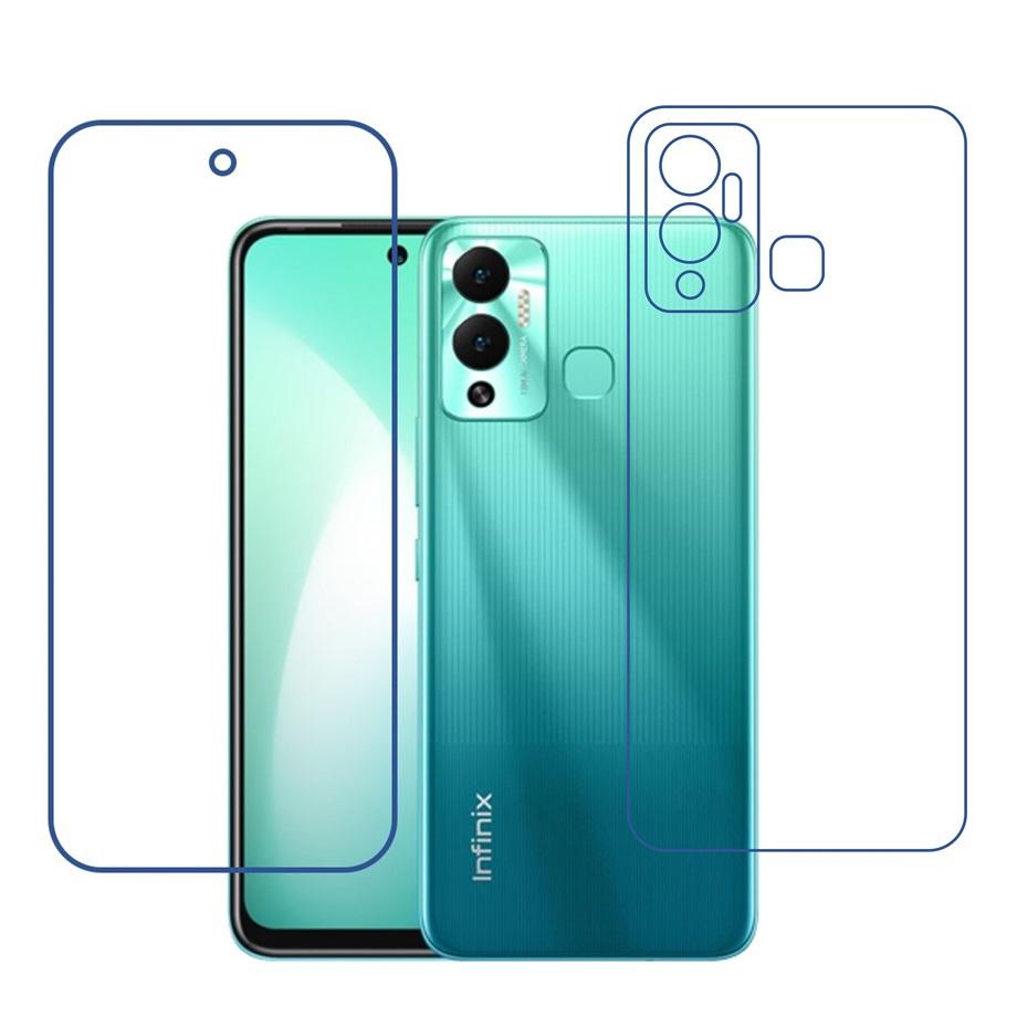 Infinix Hot 12 Play 9H Front & Back Flexible Compatible Mobile Screen Protector (Not a Tempered glass)