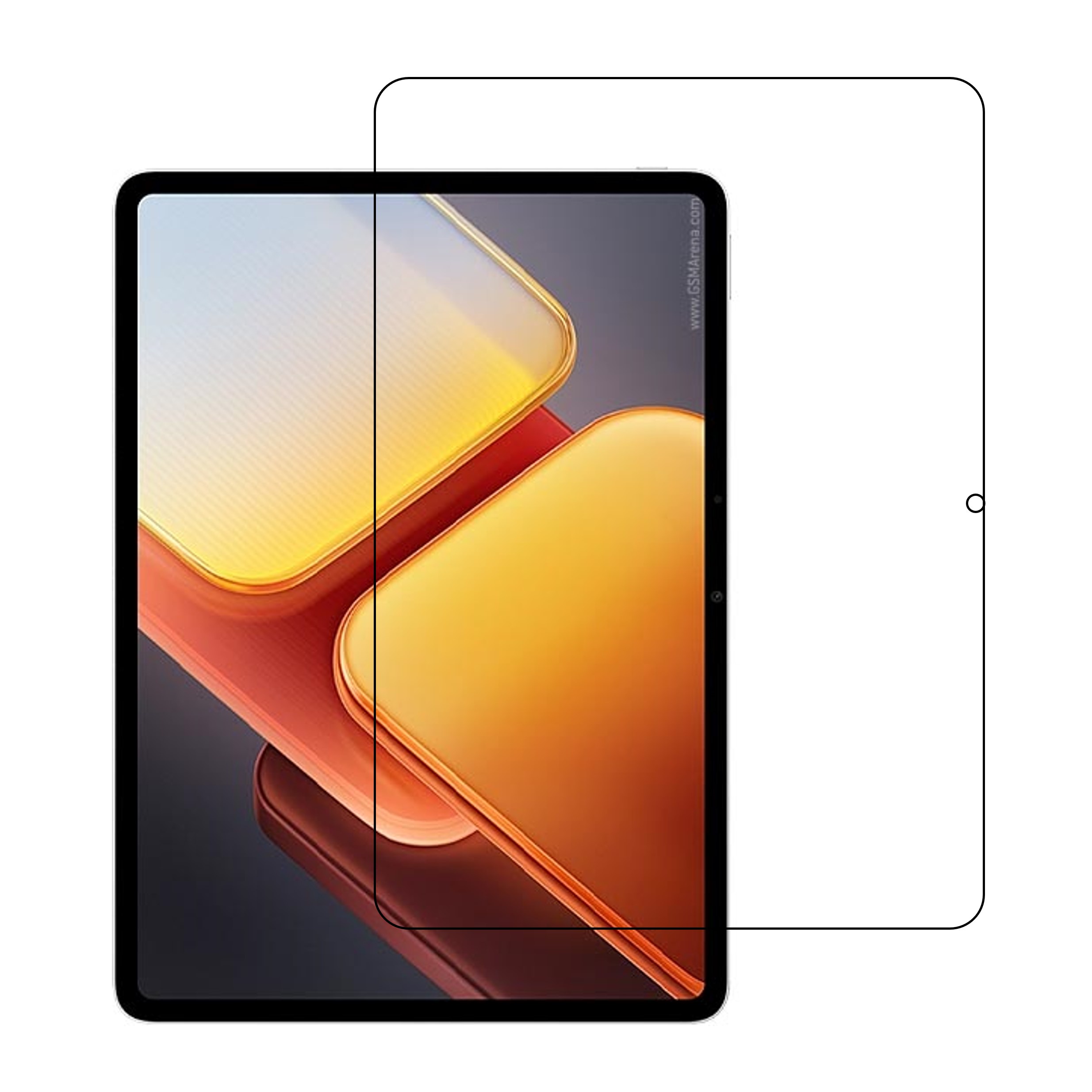 vivo iQOO Pad2 Tablet Screen Protector 9H Protective Compatible Flexible